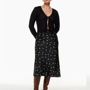 Aritzia ambience silk skirt